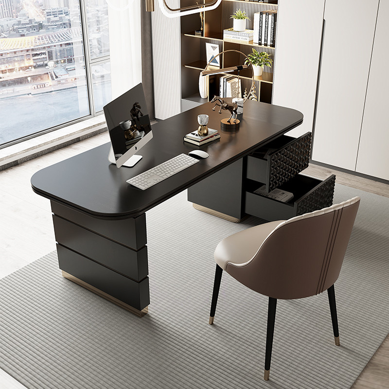 Jual luxury desk modern minimalist study desk integrated writing desk ...