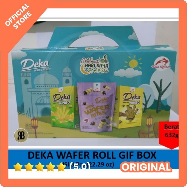 Jual DEKA WAFER ROLL GIFT BOX ISI 3 632gr | Shopee Indonesia