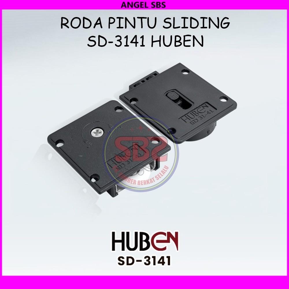 Jual HUBEN SD-31-41 RODA PINTU SLIDING HUBEN SD-3141 KOMPLIT 1 SET ...