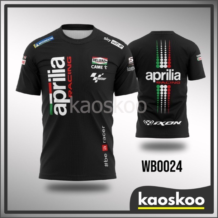 Jual Kaos MotoGP Aprilia Racing Team | Shopee Indonesia