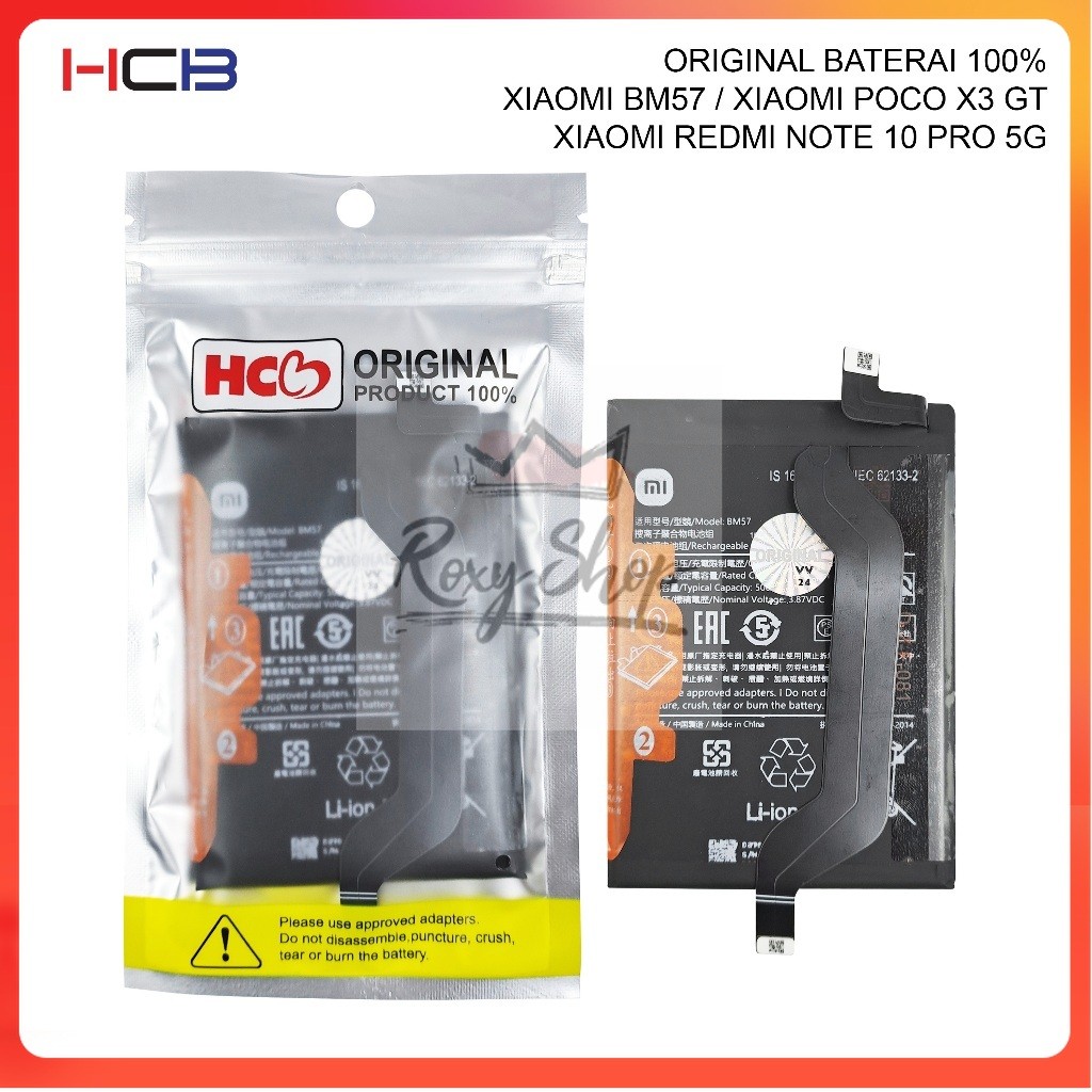Jual BATTERY BATERAI XIAOMI BM57 XIAOMI POCO X3 GT / REDMI NOTE 10 PRO ...