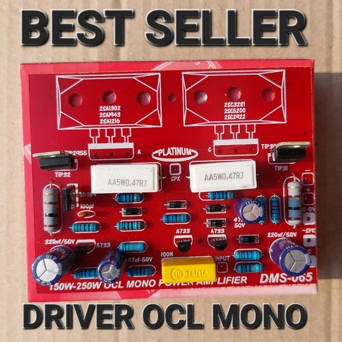 Jual DS99 kit pcb driver power amplifier mono 150 200 250 w watt 150w ...