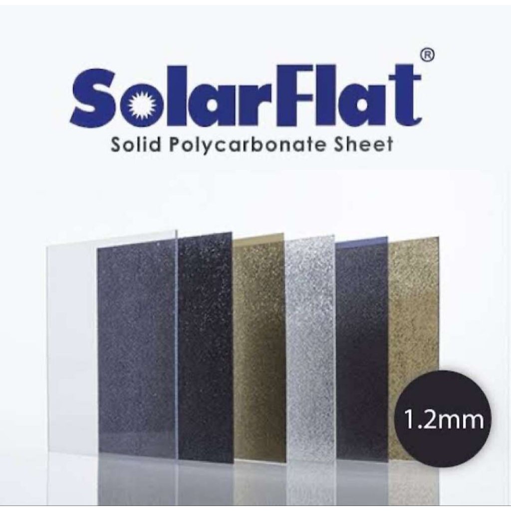 Jual SolarFlat 1.2mm Per 1 Meter Solar Flat Solartuff Solid Solar Tuff ...