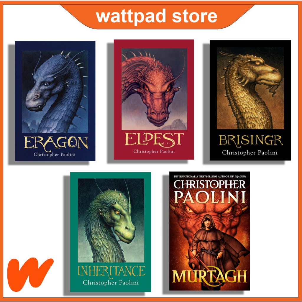 Jual The Inheritance Cycle: Eragon, Eldest, Murtagh (5 book series ...