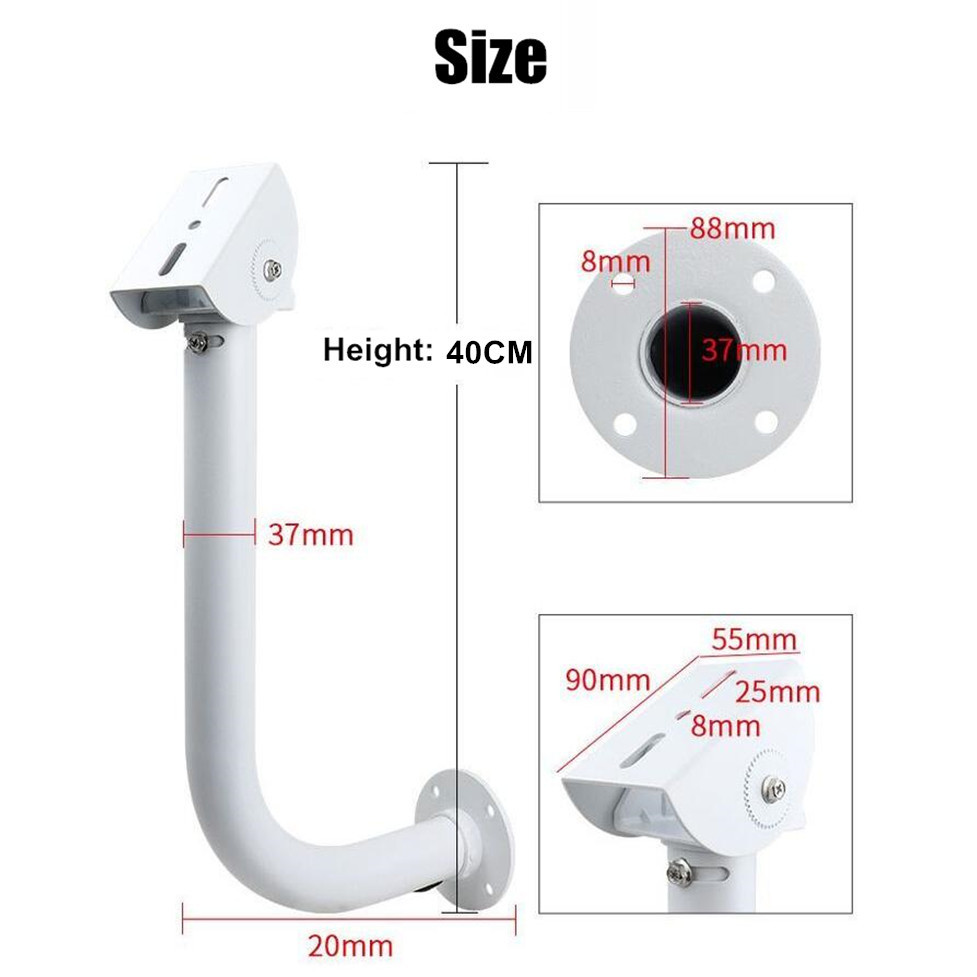 Jual Aluminum Alloy Surveillance Security Camera Bracket Adjustment ...
