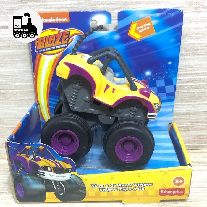 Jual Blaze and The Monster Machine - SLAM & GO RACER STRIPES | Shopee ...