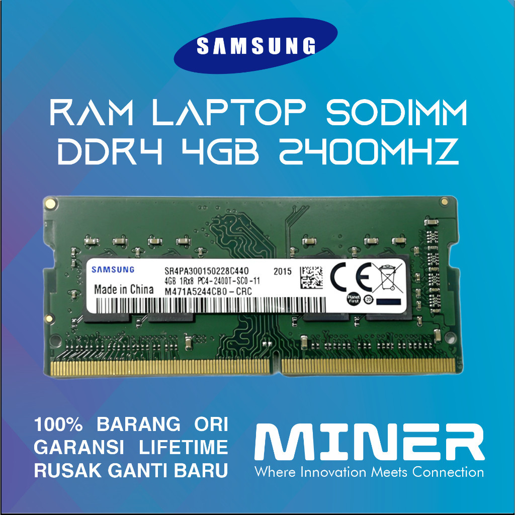 Jual Memory RAM Laptop SODIMM DDR4 4GB 2400Mhz PC19200 Shopee