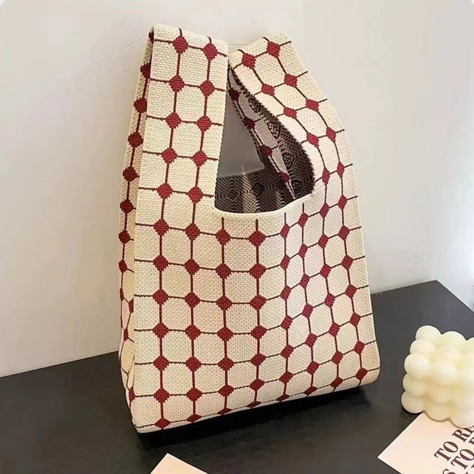 Jual Tas hampers Rajut / Tas Tangan jinjing / tote bag rajut handmade ...