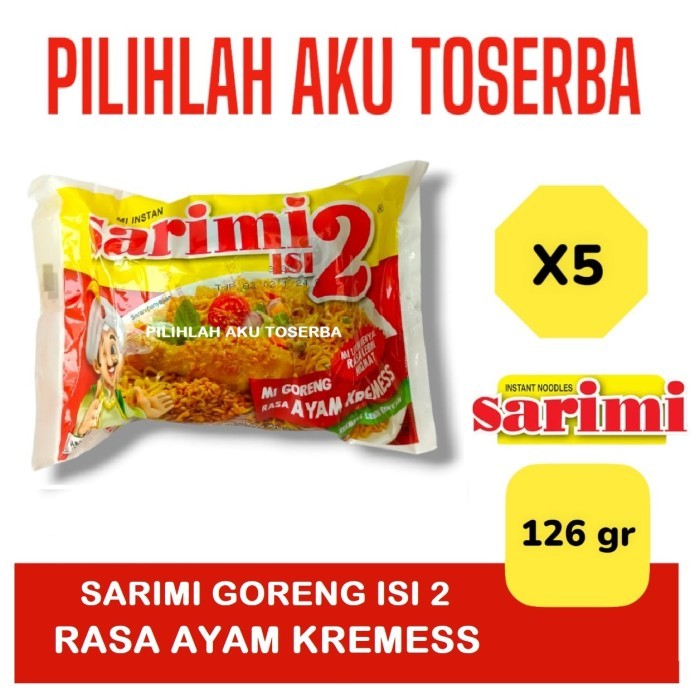 Jual Mie Instant SARIMI GORENG ISI 2 Rasa AYAM KREMESS - ( HARGA 5 PCS ...