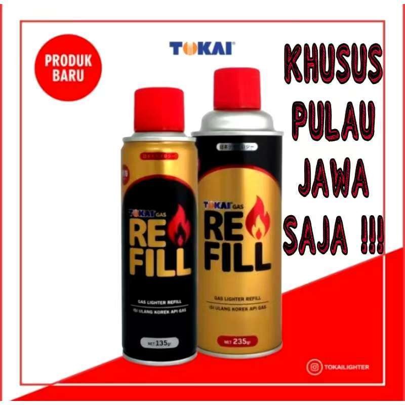 Jual Gas isi ulang korek api /Gas reffil korek api 235gr Tokai 235 gr ...