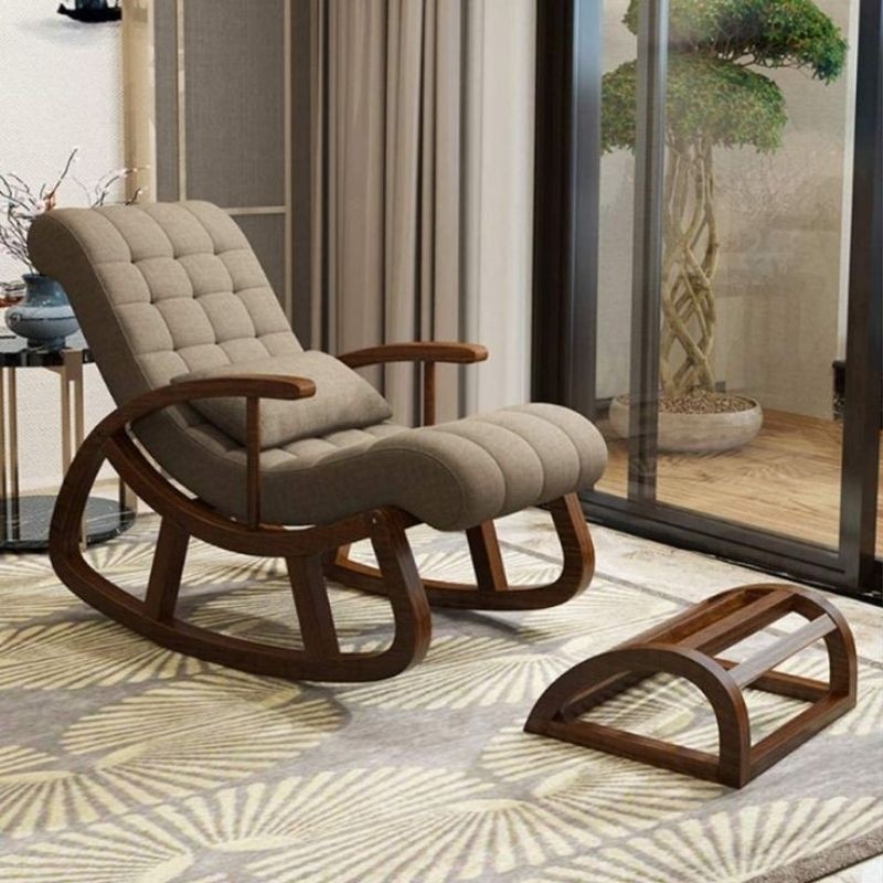 Jual Kursi Goyang Jati Minimalis – Teak Rocking Lounge Chair | Gading ...