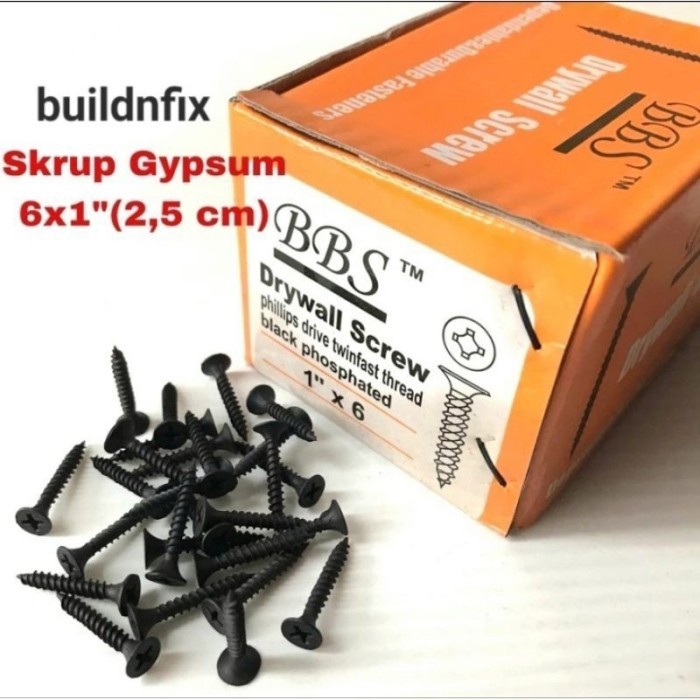 Jual BOX 900 gr Skrup Gypsum Dry Wall Screw Sekrup Ukuran 3/4 1 1.5 2 ...