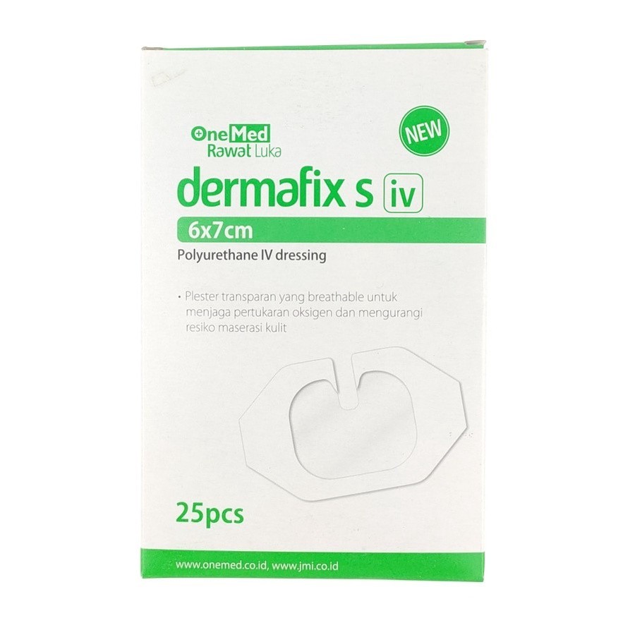 Jual Dermafix S IV 6 X 7CM Onemed Plester Anti Air 6X7CM Plaster Infus ...