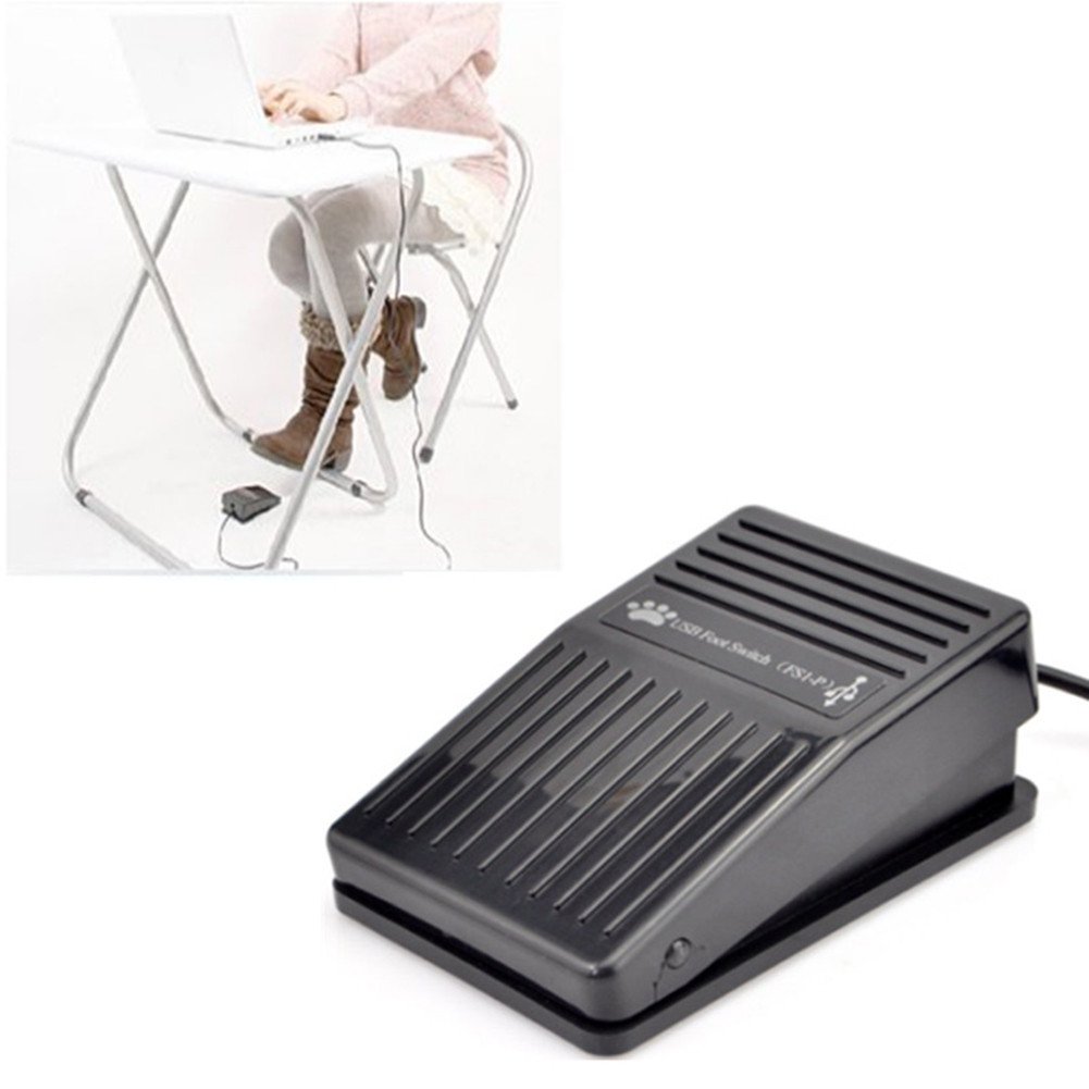 Jual Foot Controller Pedal Switch Game Control Action HID USB Foot ...