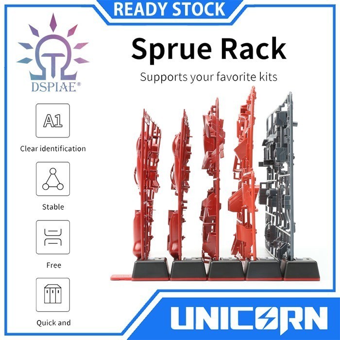 Jual DSPIAE Runner Stand Gundam / Sprue Rack Organizer PT-SR Alat ...
