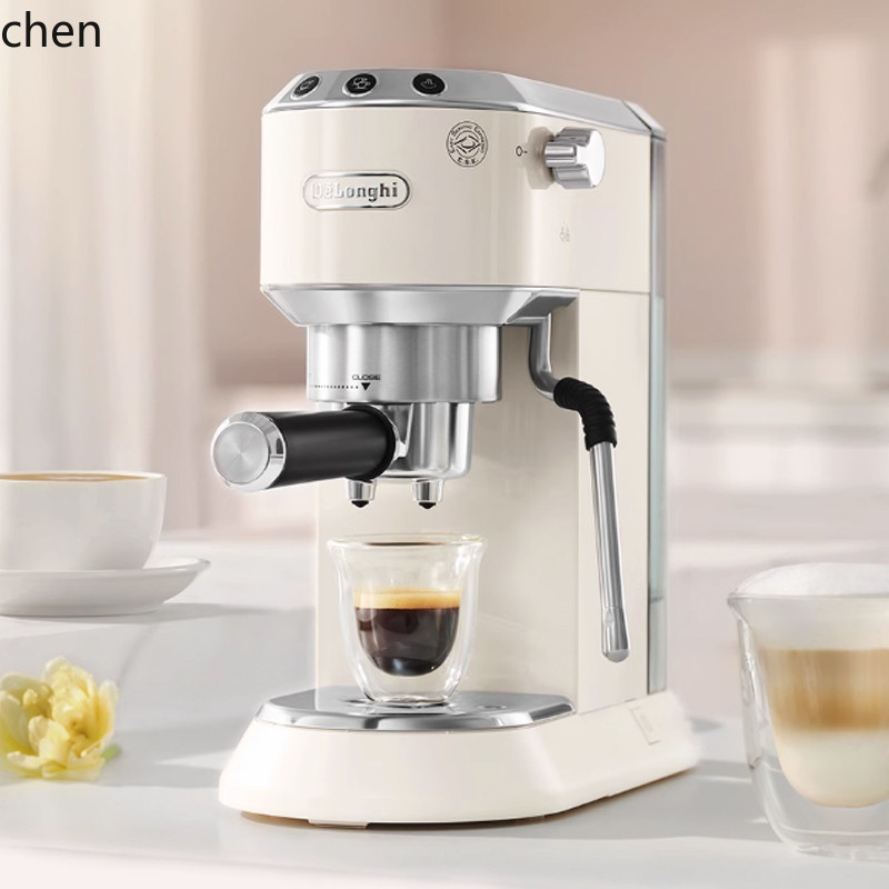 Jual LXC semi-automatic coffee machine milk foam metal bean warehouse ...