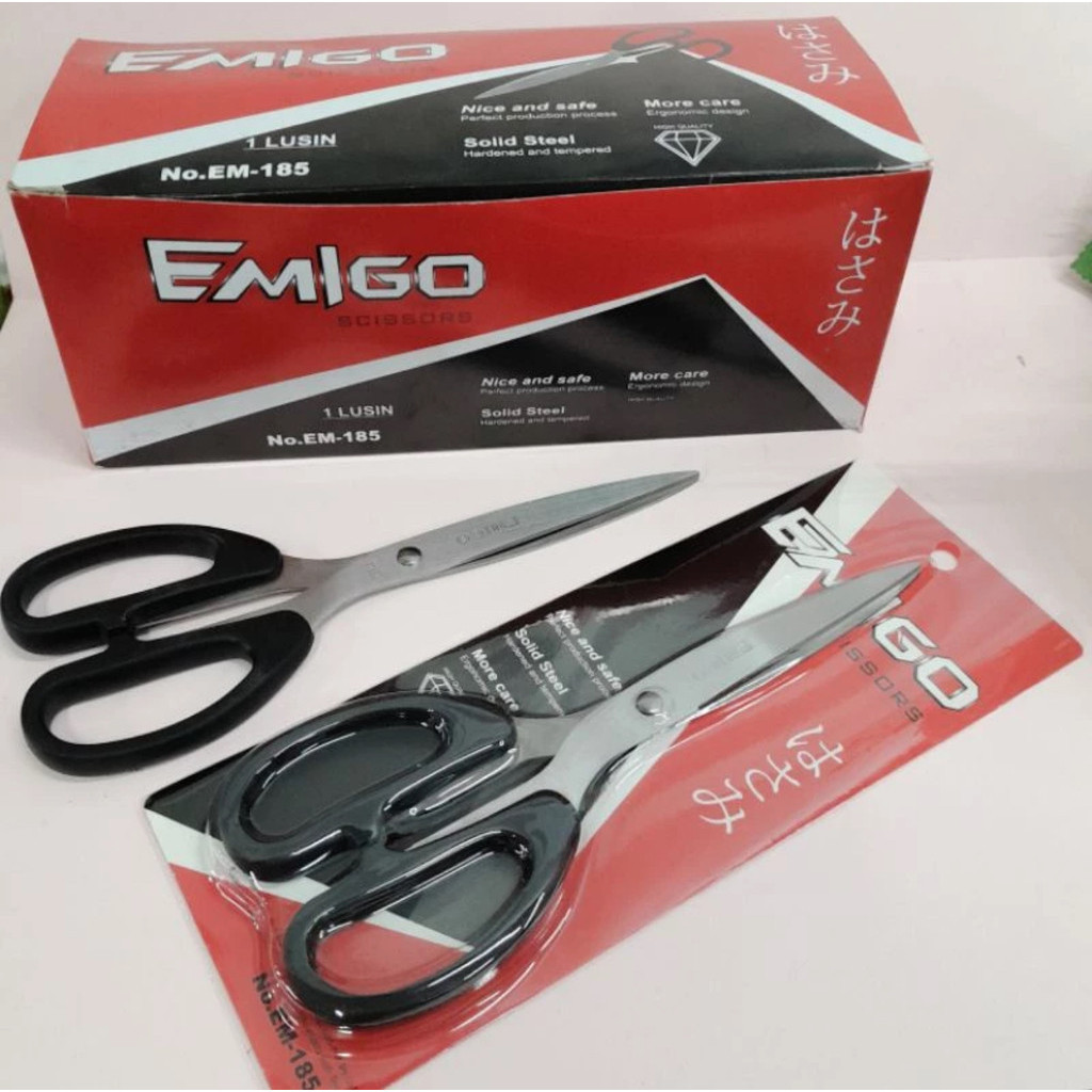 Jual E32 - ATK016 Gunting Emigo Size Jumbo 20Cm Bahan Stainless Steel ...