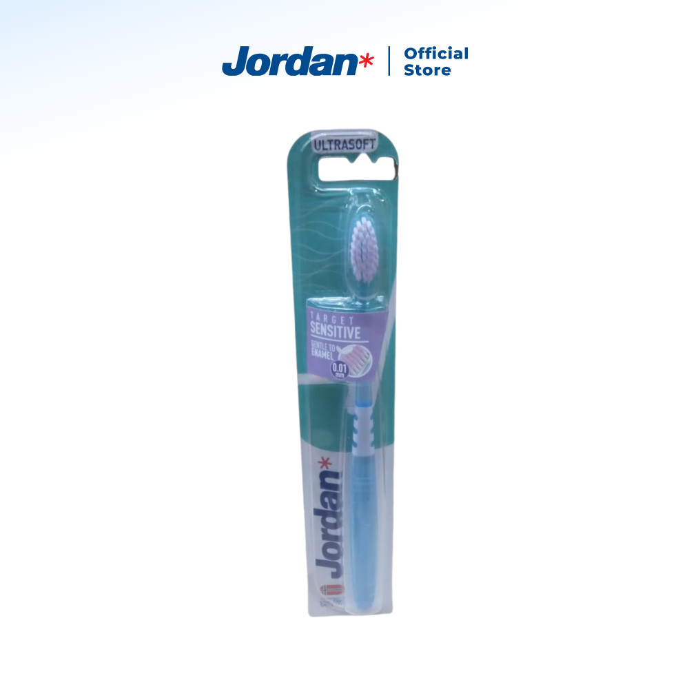 Jual Jordan Oral Care Medium Target Sensitive - Sikat Gigi | Shopee ...