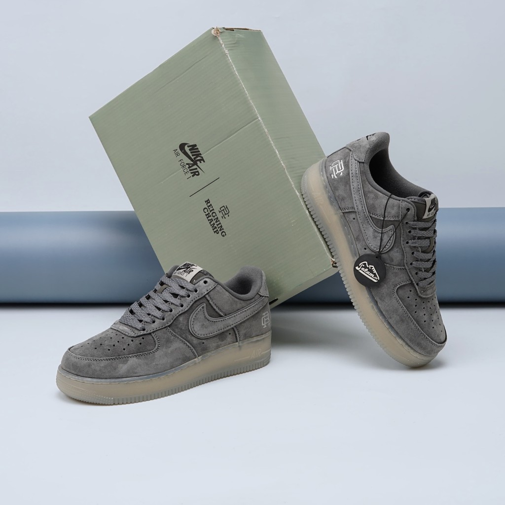 Sepatu Nike Af1 Air Forces With Grey Swoosh Sepatu Selling Air