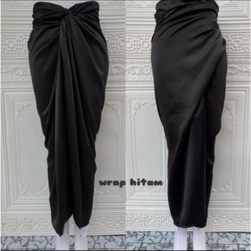 Rok Lilit Polos Satin PREMIUM Wrap Skirt Rok Lilit Polos Rok Lilit Satin Wrap Skirt