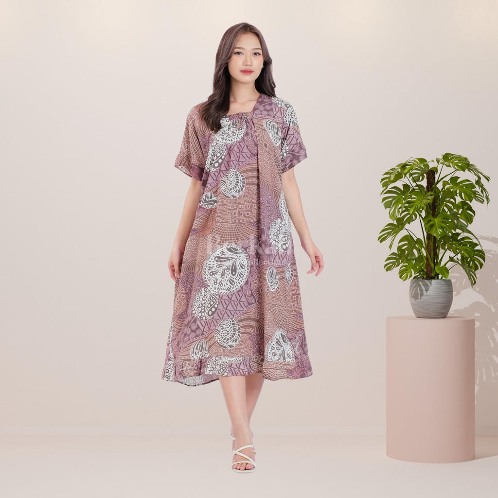 Daster Batik Rayon Karet Surya Teja Dss- 5