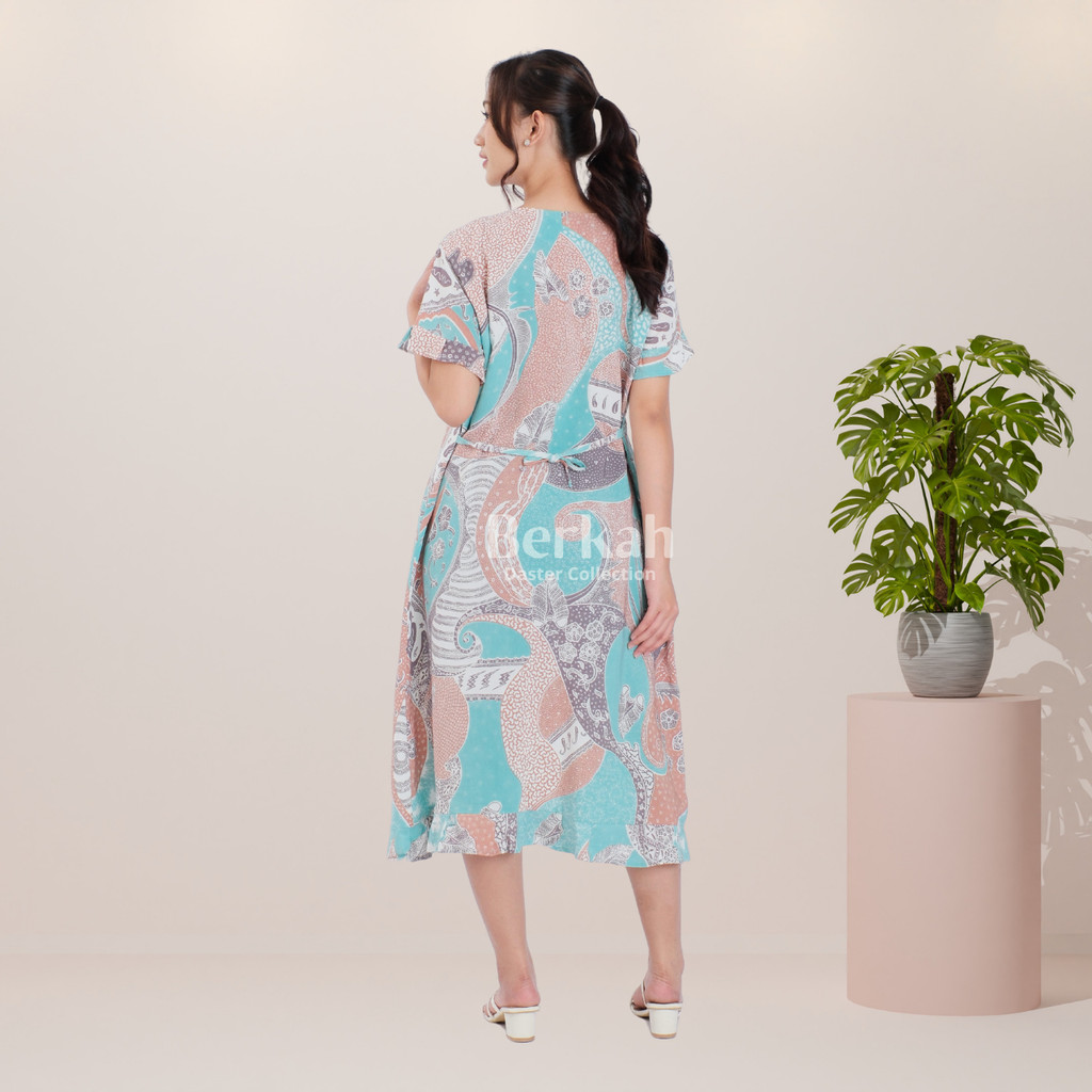 Daster Batik Rayon Busui Resleting Surya Teja 4