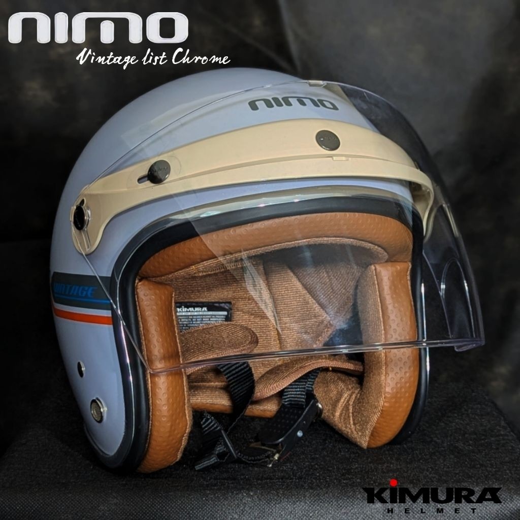 Jual HELM BOGO NIMO SERIES VINTAGE KACA FREAM HELM PREMIUM ABS ...