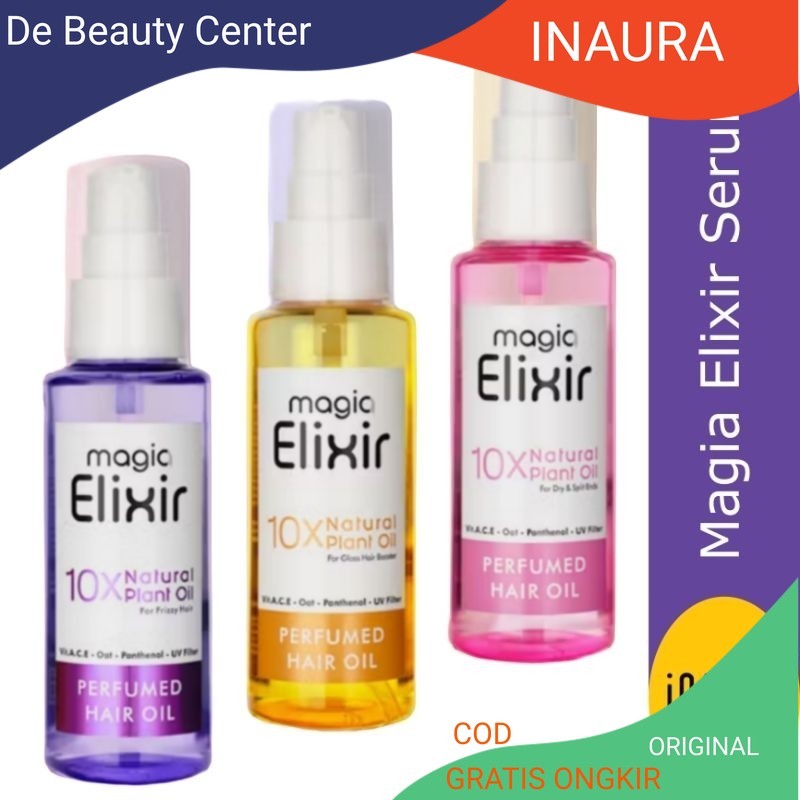 Jual INAURA Hair Serum 100 ml / INAURA Magia ELIXIR Perfumed Hair Oil ...