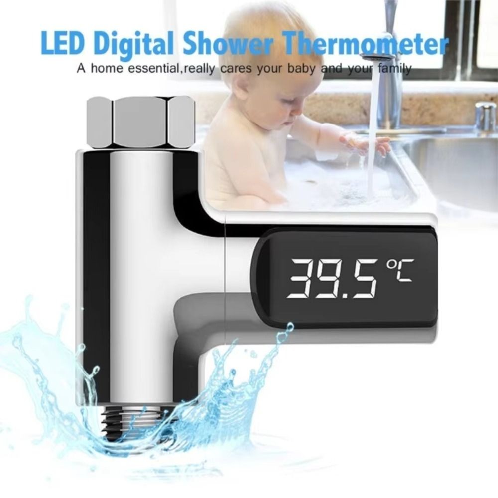 Jual LED Display Water Temperature Monitor Self-powered Monitoring ...