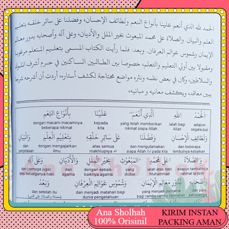 Jual Syarah Taklim Mutaallim Terjemah Perkata Indonesia Maslakul Alim ...
