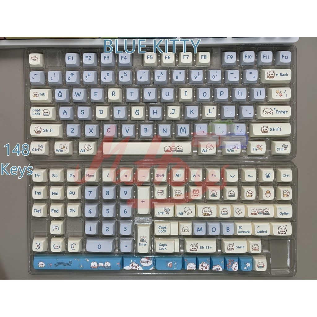 Jual Keycaps PBT profil XDA mechanical keyboard Cinnamoroll Evangelion ...