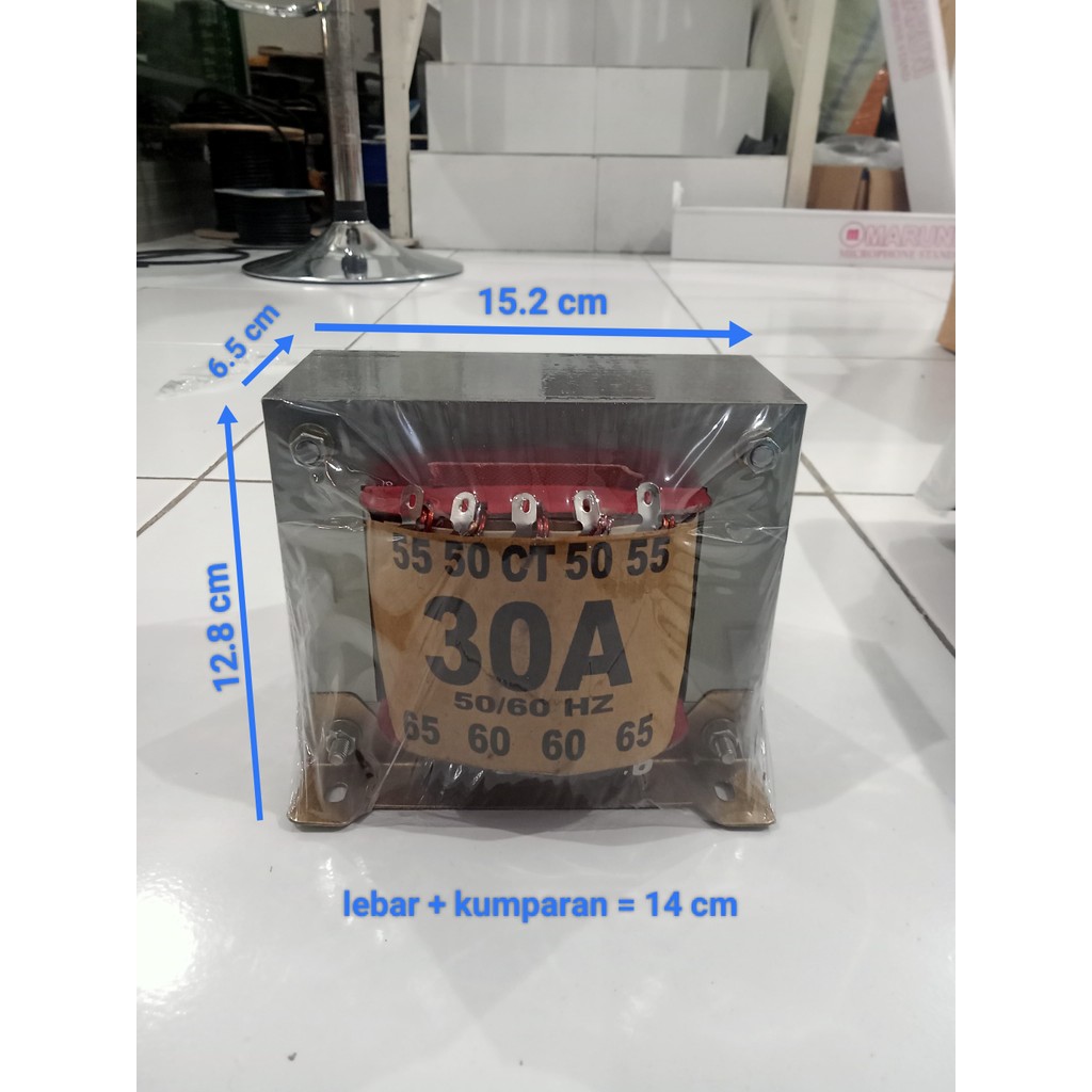 Jual TRAFO TRANSFORMER CSH 30A CT 65 KECIL 30 AMPERE 30AH 65V 65 VOLT ...