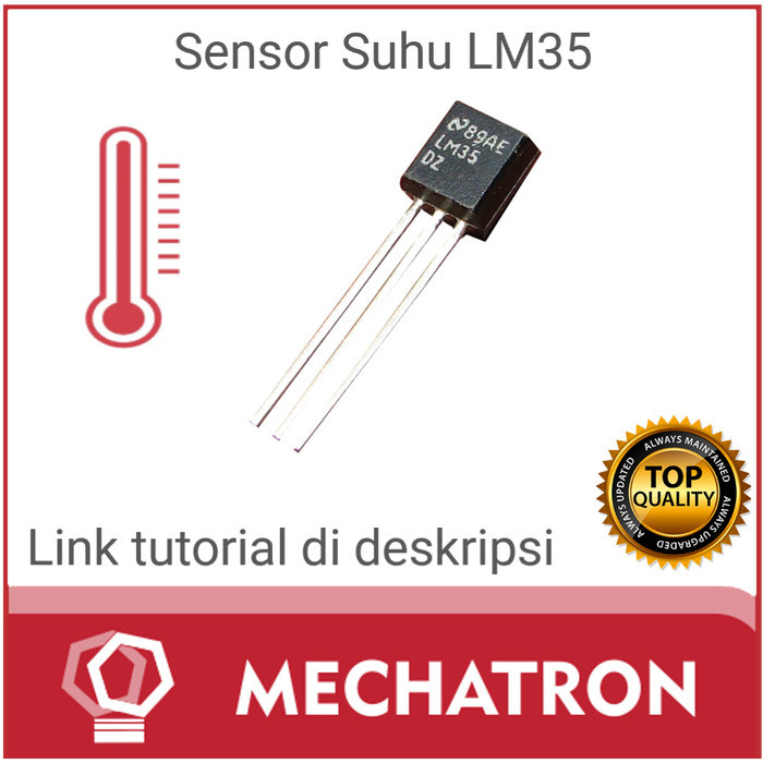 Jual ES99 LM35 Sensor Suhu Temperature LM 35 LM-35 Arduino TO-92 ...
