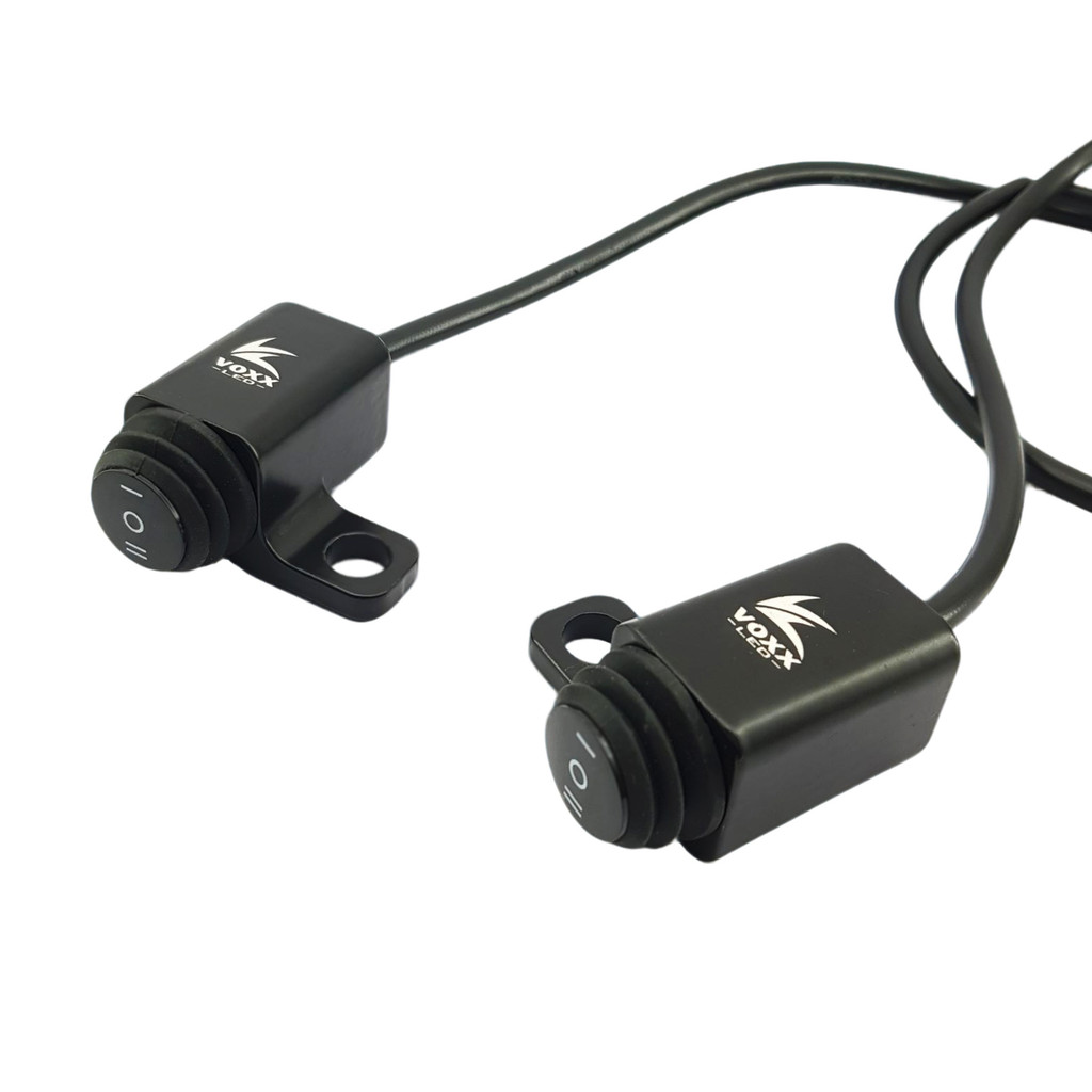 Jual VOXX LED Saklar Lampu Spion Motor Full Besi Tombol On Off On ...