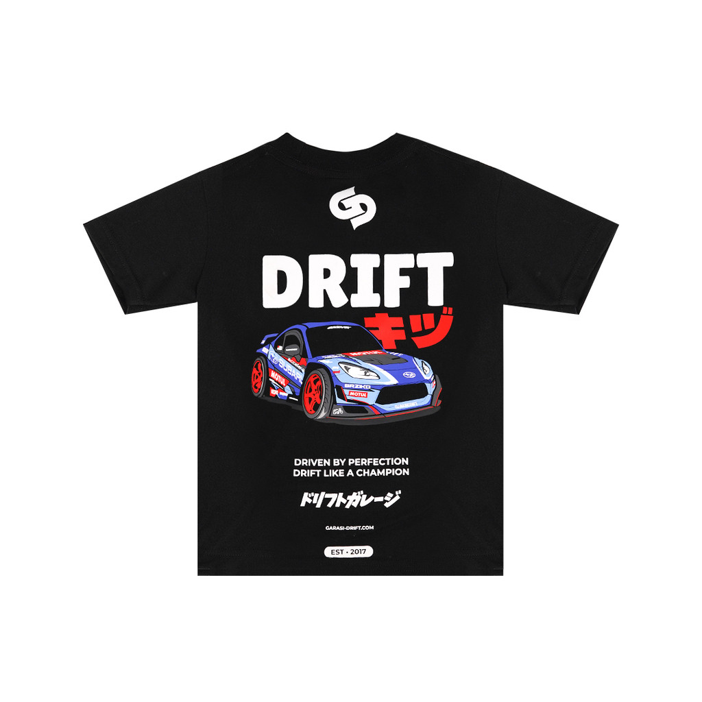 Jual Garasi Drift Kids T-Shirt BRZiko Black Shopee Indonesia - Main Image