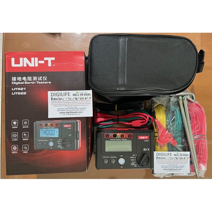 Testeur De Terre Numérique UNI-T UT521 - Mesure Résistance De Terre Et Isolation - Neuf