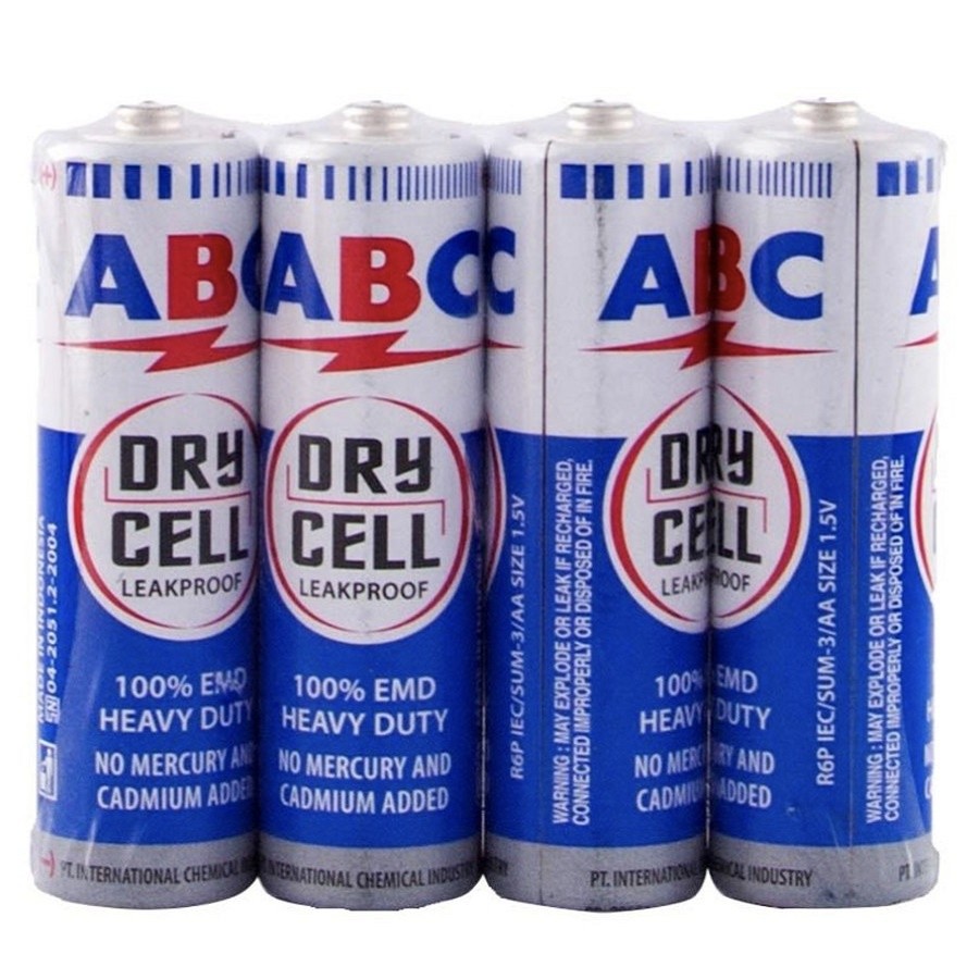 Jual BATERAI BATRAI BATRE ABC BIRU A2 A3 AA AAA ANTI BOCOR BATTERY DRY ...