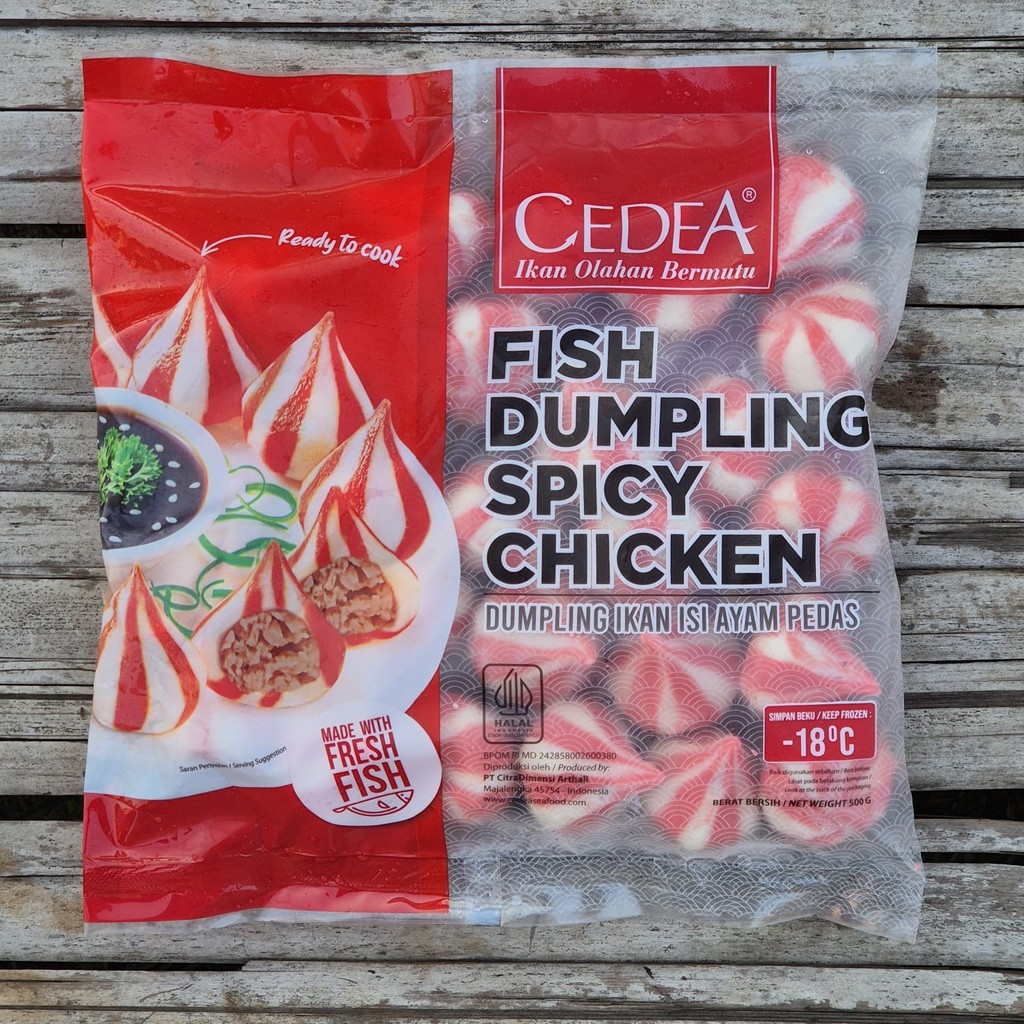 Jual CEDEA Fish Dumpling Spicy Chicken 500 Gram | Shopee Indonesia