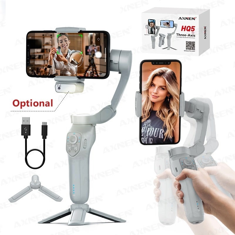 Jual Handheld Stabilizer 3-Axis Foldable Mobile Shooting Gimbal Selfie