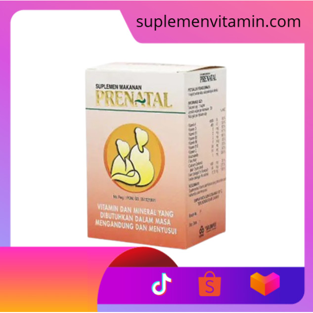 Jual Prenatal Suplemen Vitamin Mineral untuk Ibu Hamil dan Menyusui ...