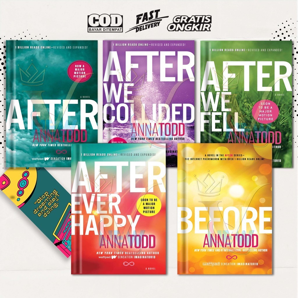 Jual The Complete After Series Collection 5 Books Box Set by Anna Todd ...