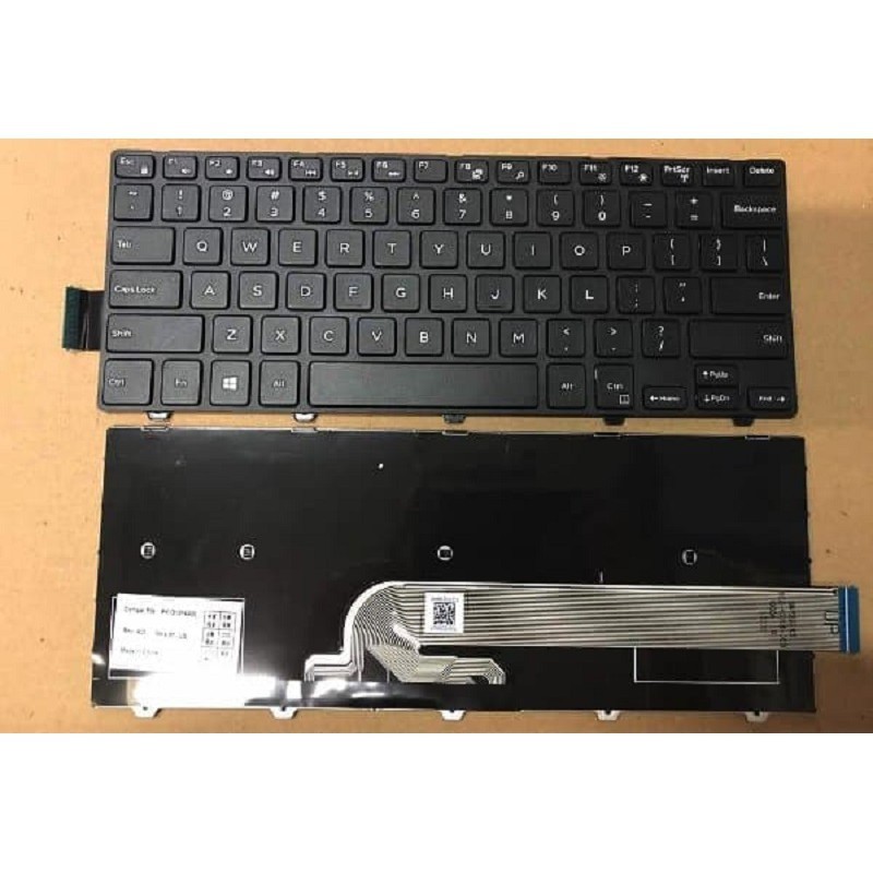 Jual Keyboard Inspiron 14-3000 14-3441 14-3442 14-5442 Black | Shopee ...