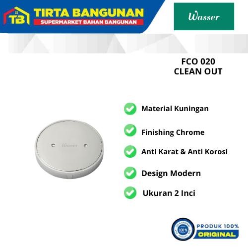 Jual WASSER FCO 020 ROUND FLOOR CLEAN OUT / SARINGAN PEMBUANGAN AIR 2 ...