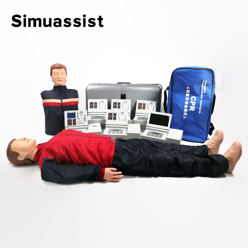 Jual Advanced LCD Color splay Computer Full Body Adult CPR Manikin CPR ...