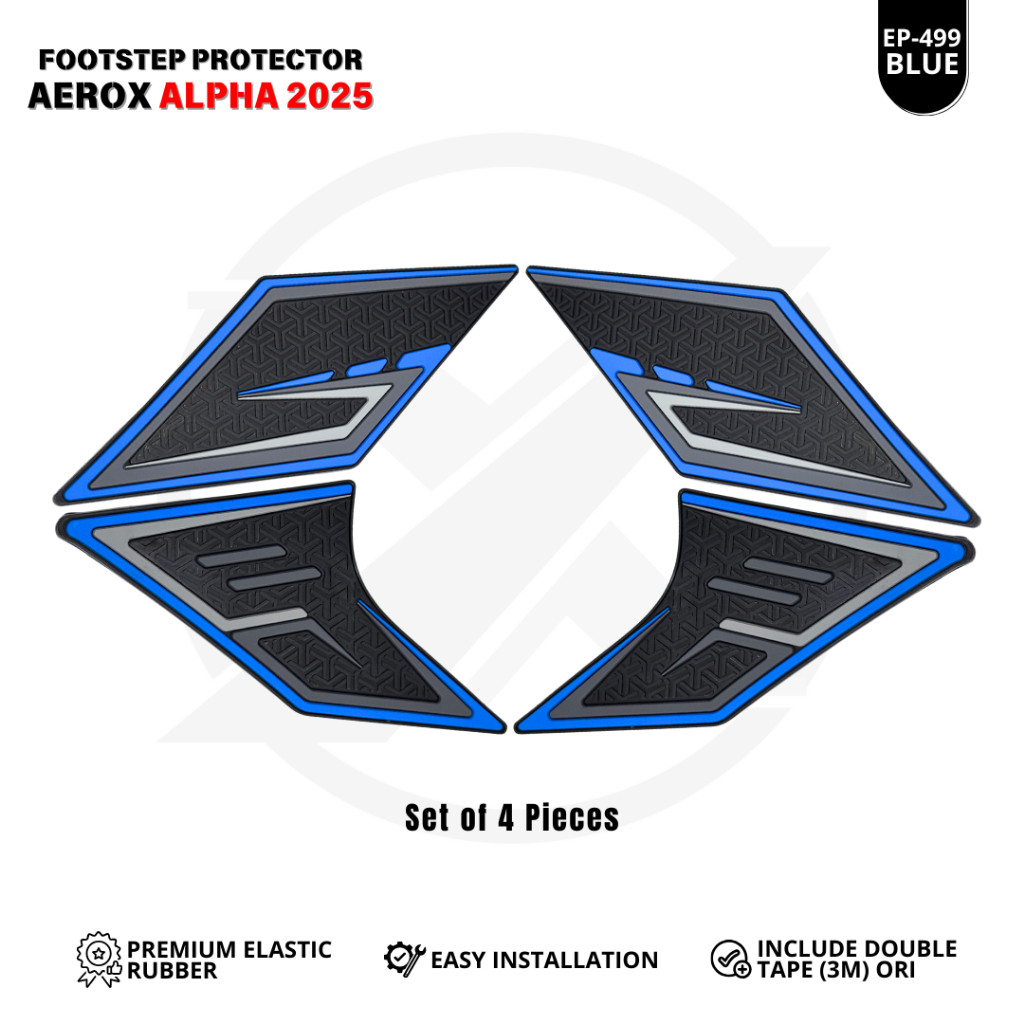 Jual FootStep Protector Aerox Alpha Turbo 2025 - Karet Pelindung ...