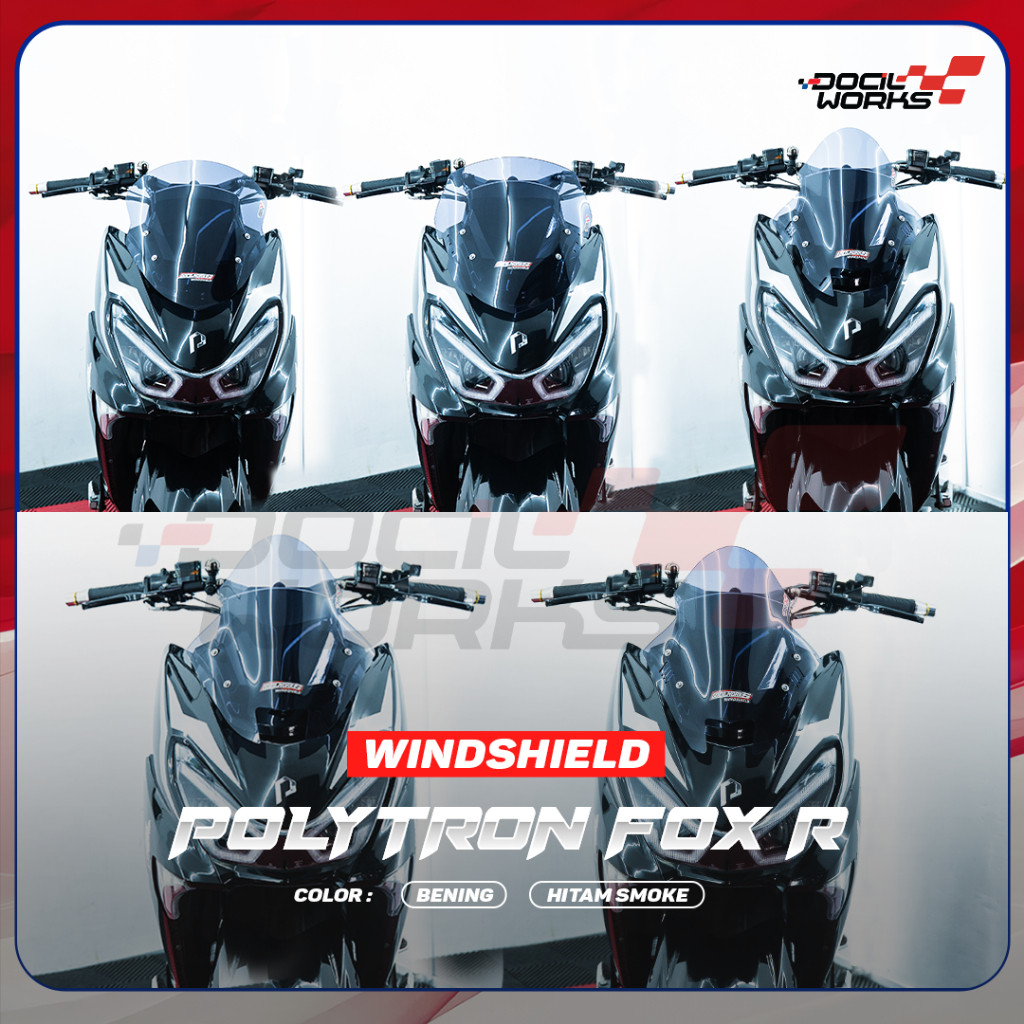 Jual Docilworks - Visor Windshield Banyak Model Polytron Fox - R ...