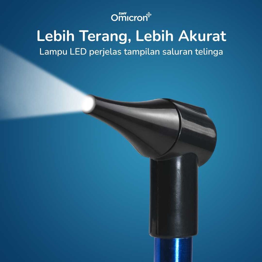 Jual TaffOmicron Alat Pemeriksa Telinga Otoskop Ear Scope with LED ...
