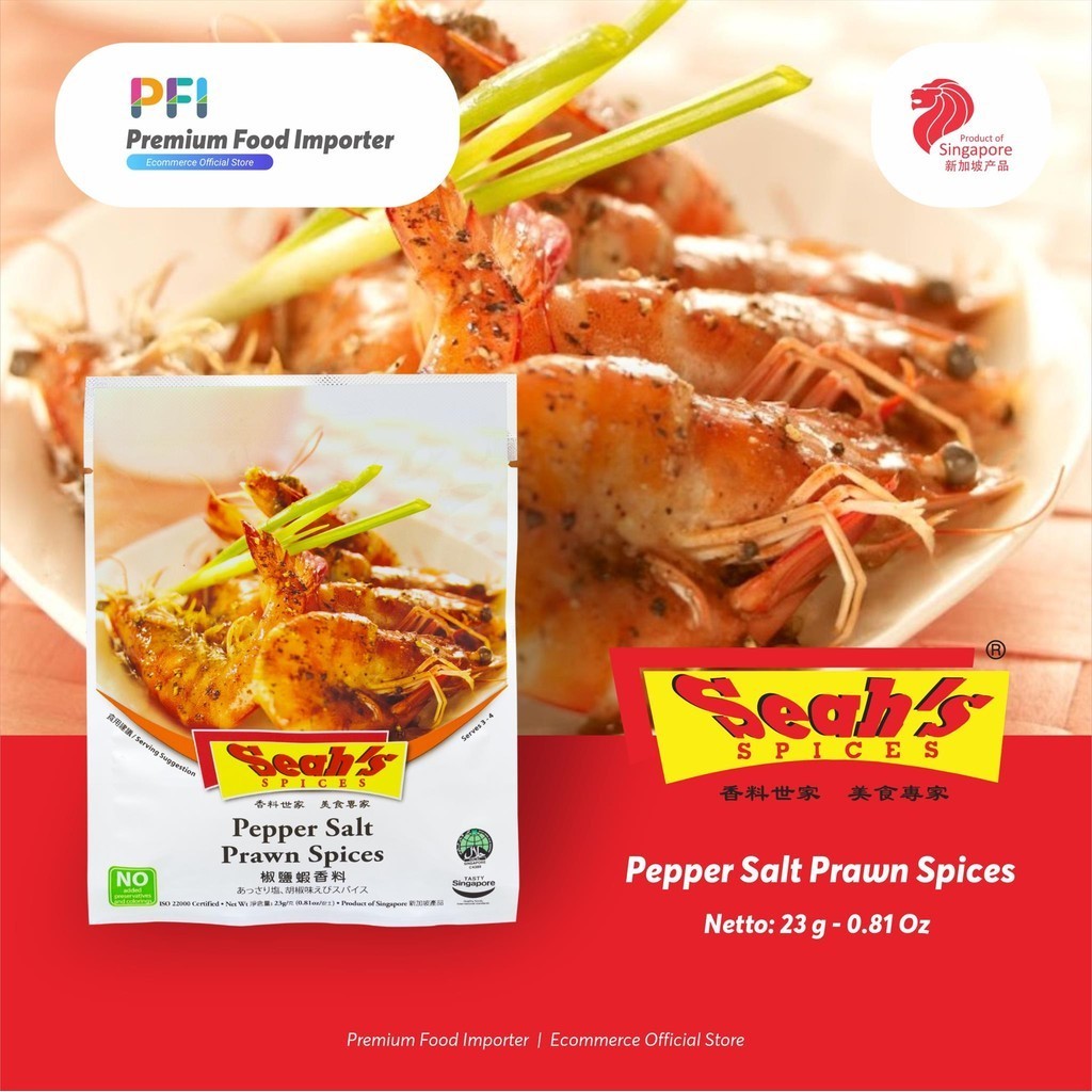 Jual SEAH PEPPER SALT PRAWN SPICES 23 GR | Shopee Indonesia