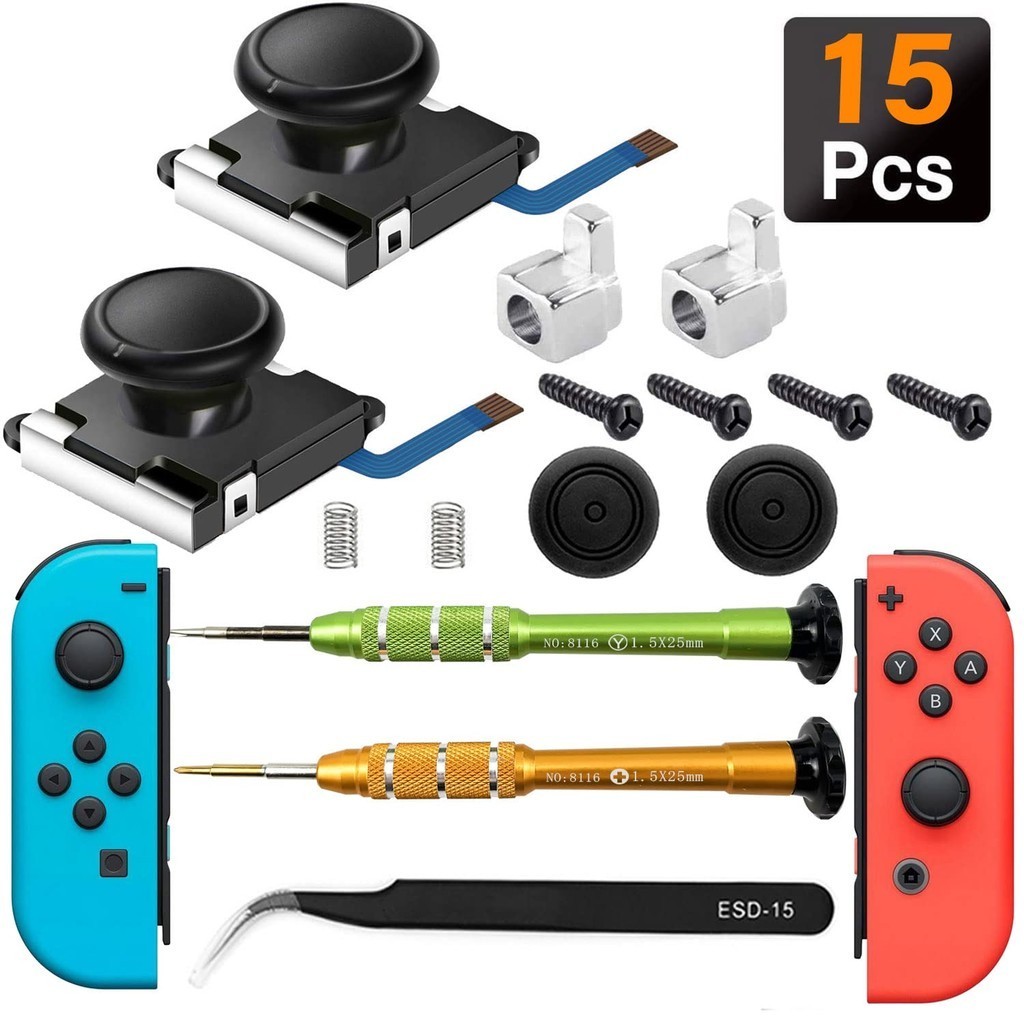 Jual 15In1 Repair Kit for Joycon Joystick Replacement 2 Pack for Fix