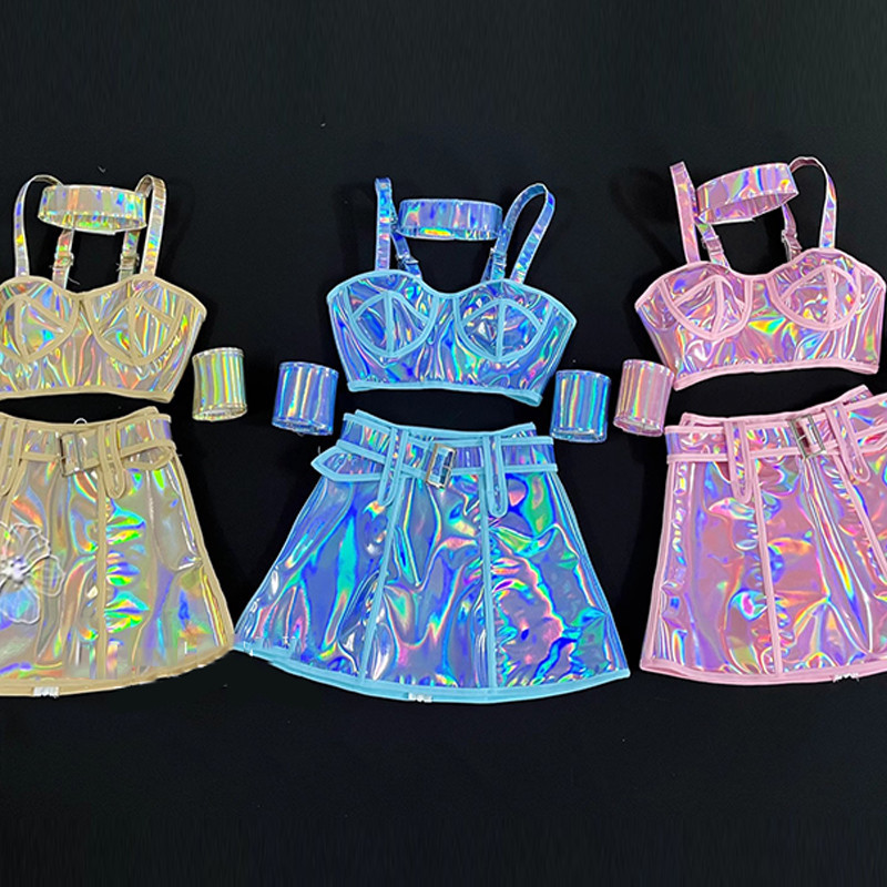 Sparkly Diamond Women Sexy Bodycon Jumpsuit Nightclub Bar Party Show Gogo Dancer Clothing Drag Queen Outfit Stage Costume main image 1